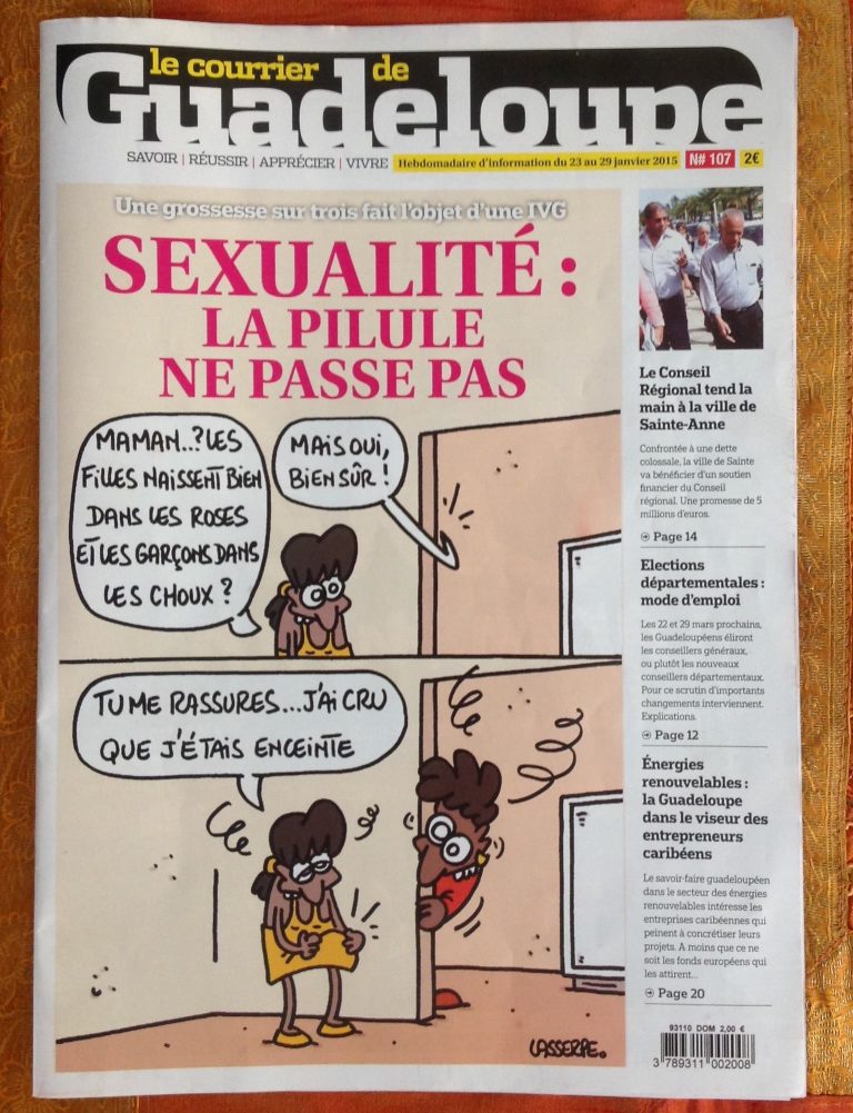 INTERVENTION JOURNAL : LE COURRIER DE GUADELOUPE N°107 : "SEXUALITÉ DES JEUNES ET INTÉRUPTION VOLONTAIRE DE GROSSESE (I.V.G)"