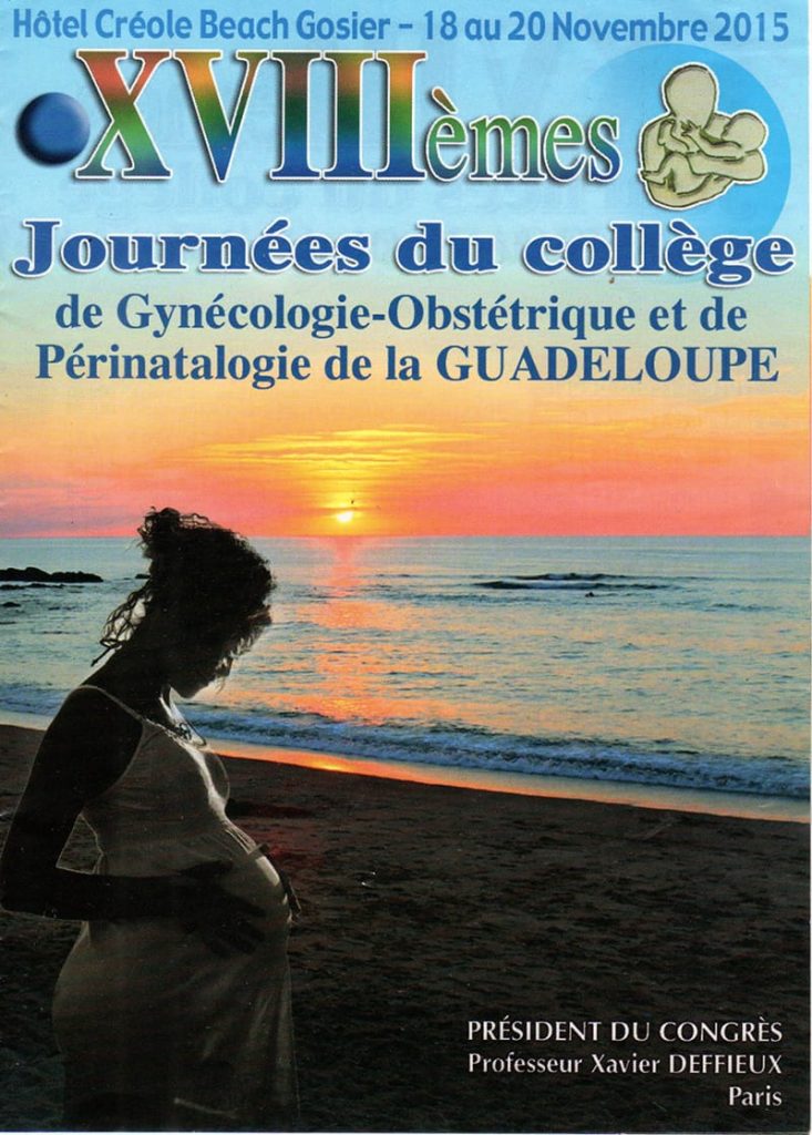 INTERVENTION AU CONGRÈS DE GYNECOLOGIE DU 18 AU 20 NOVEMBRE 2015