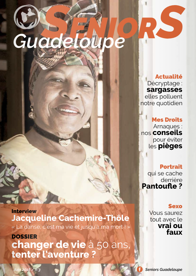MAGAZINE SENIORS GUADELOUPE: « Sexo : Vous saurez tout avec le vrai ou faux », juin 2018