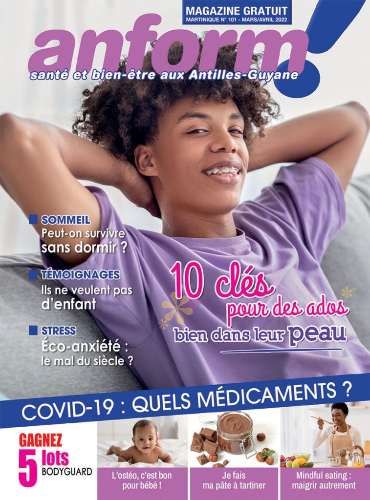 MAGAZINE ANFORM : « 10 clés pour des ados bien dans leur peau », Mars/Avril 2022
