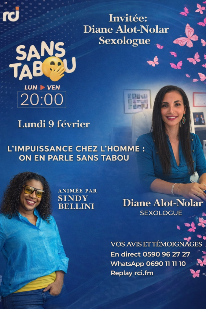 Émission radio RCI Sans Tabou sur « l’Impuissance chez l’homme » - Lundi 9 février 2026